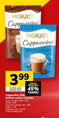 Hitpol Kawa rozpuszczalna Cappuccino Mokate z belgijską czekoladą oferta