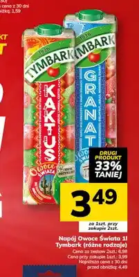 Hitpol Napój Tymbark Owoce Świata Kaktus oferta