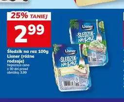 Hitpol Śledzie Śledzik na raz Lisner oferta