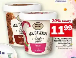 Hitpol Lody Jak Dawniej brownie słony karmel Bracia Koral oferta