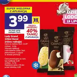 Hitpol Lody Grand Vanilla Koral oferta