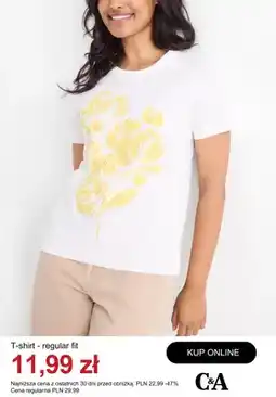 C&A T-shirt regular fit C&A oferta
