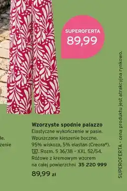 Tchibo Wzorzyste spodnie palazzo oferta