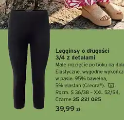 Tchibo Legginsy o długości 3/4 z detalami oferta