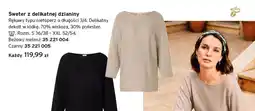 Tchibo Sweter z delikatnej dzianiny Tchibo beżowy melanż oferta