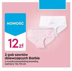 Pepco Szorty dziewczęce Barbie 2-pak oferta