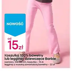 Pepco Legginsy dziewczęce Barbie oferta
