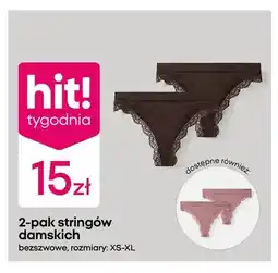 Pepco Stringi damskie 2-pak oferta