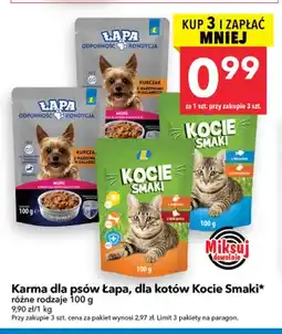 Lewiatan Karma dla psów Łapa kurczak z warzywami w galarecie oferta