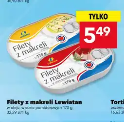 Lewiatan Filety z makreli w oleju Lewiatan oferta