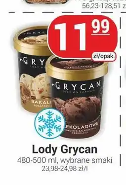 Delikatesy Sezam Lody Grycan czekoladowe oferta