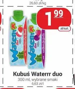 Delikatesy Sezam Napój Kubuś Waterrr duo malina jagoda oferta