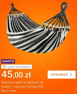 Allegro Hamak ogrodowy XXL dla 2 osób oferta