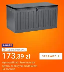 Allegro Skrzynia ogrodowa z siedziskiem Plonos oferta