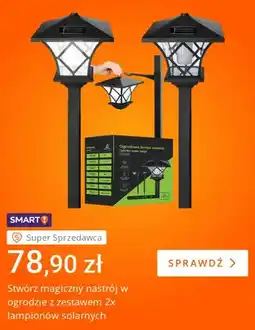Allegro Lampiony solarne ogrodowe Arka Go 2-pak oferta