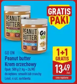 ALDI GO ON Peanut butter Krem orzechowy oferta