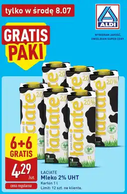 ALDI ŁACIATE Mleko 2% UHT oferta