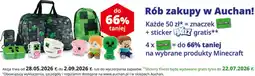Auchan Produkty Minecraft oferta