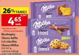 Auchan Biszkopty Choco Jaffa lub ciastka Choco Milka oferta