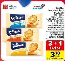 Carrefour Market Ciastka bez czekolady Krakuski oferta