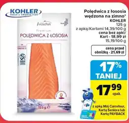 Carrefour Market Polędwica z łososia wędzona na zimno KOHLER oferta
