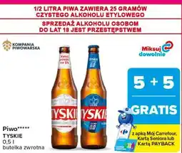Carrefour Market Piwo Tyskie oferta