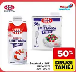 Carrefour Market Śmietanka UHT MLEKOVITA oferta