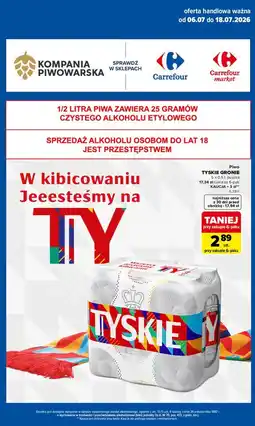 Carrefour Market Piwo Tyskie Gronie oferta
