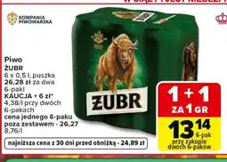 Carrefour Piwo Żubr oferta