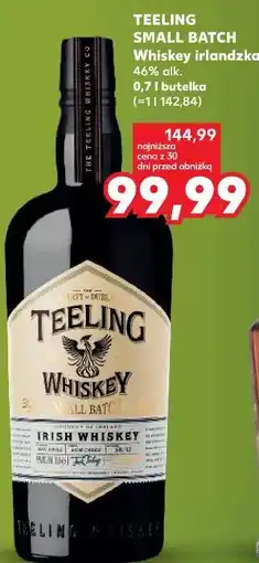 Kaufland TEELING SMALL BATCH Whiskey irlandzka oferta