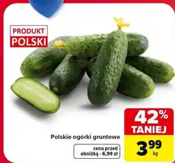 Carrefour Market Polskie ogórki gruntowe oferta