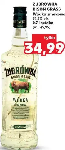 Kaufland ŻUBRÓWKA BISON GRASS Wódka smakowa oferta