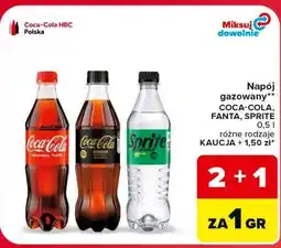 Carrefour Napój gazowany Coca-Cola, Fanta, Sprite oferta