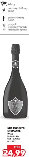 Kaufland NUA MOSCATO SPUMANTE Wino białe słodkie oferta