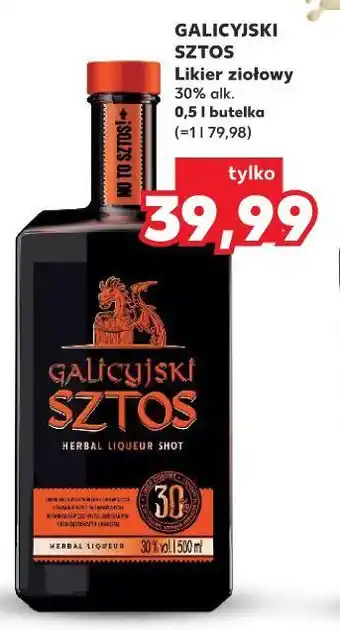 Kaufland Galicyjski Sztos Likier ziołowy oferta