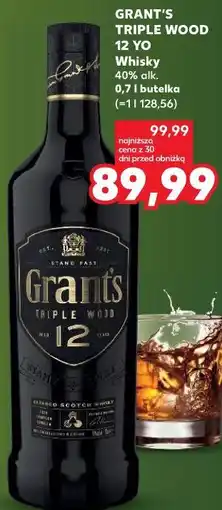 Kaufland GRANT'S TRIPLE WOOD 12 YO Whisky oferta