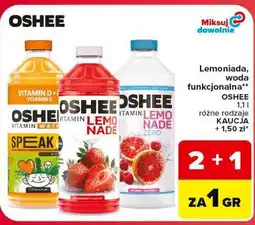 Carrefour Lemoniada, woda funkcjonalna Oshee oferta