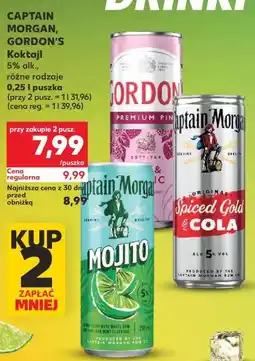 Kaufland CAPTAIN MORGAN, GORDON'S Koktajl oferta
