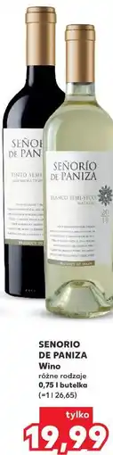 Kaufland SENORIO DE PANIZA Wino oferta