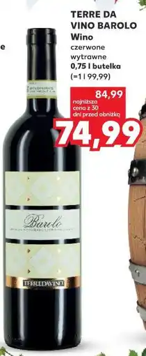 Kaufland Terre Da Vino Barolo Wino oferta