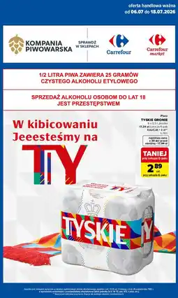 Carrefour Piwo Tyskie Gronie oferta