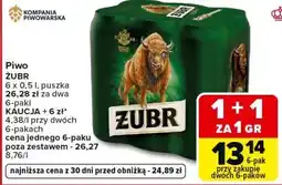 Carrefour Market Piwo Żubr oferta