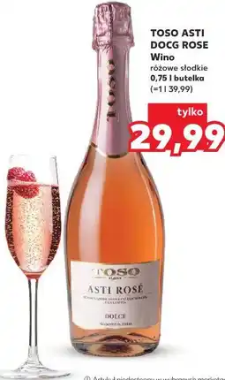 Kaufland Toso Asti DOCG Rose Wino oferta