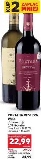 Kaufland PORTADA RESERVA Wino oferta