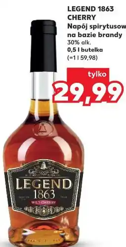 Kaufland LEGEND 1863 CHERRY Napój spirytusowy na bazie brandy oferta