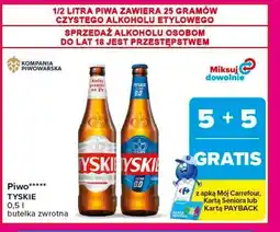 Carrefour Piwo Tyskie oferta