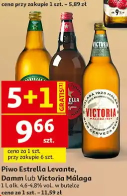 Auchan Piwo Estrella Levante, Damm lub Victoria Málaga oferta