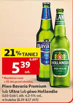 Auchan Piwo Bavaria Premium lub Ultra lub piwo Hollandia oferta