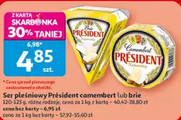 Auchan Ser pleśniowy Président camembert lub brie oferta