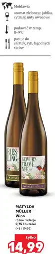 Kaufland Matylda Müller Wino różne rodzaje oferta